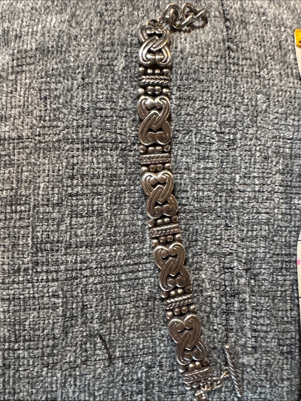 Brighton Silver-Tone Heart Link Bracelet - Picture 1 of 7